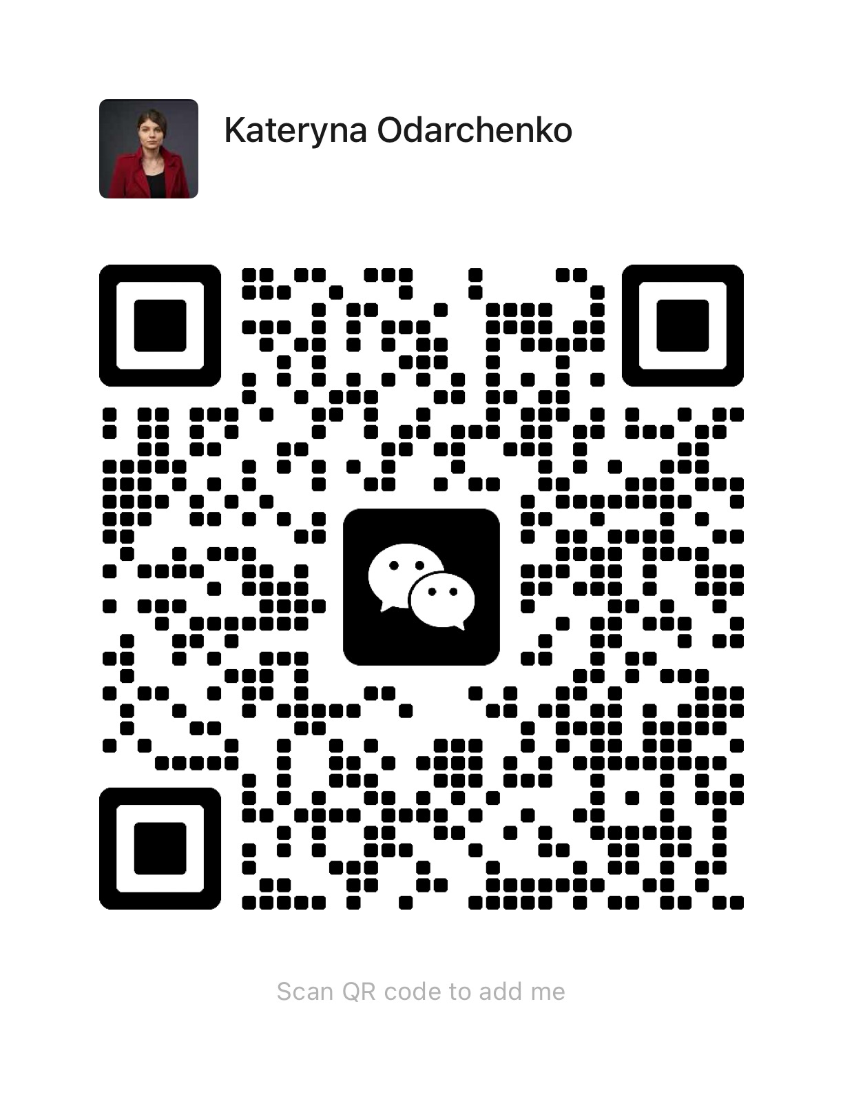 WeChat QR code